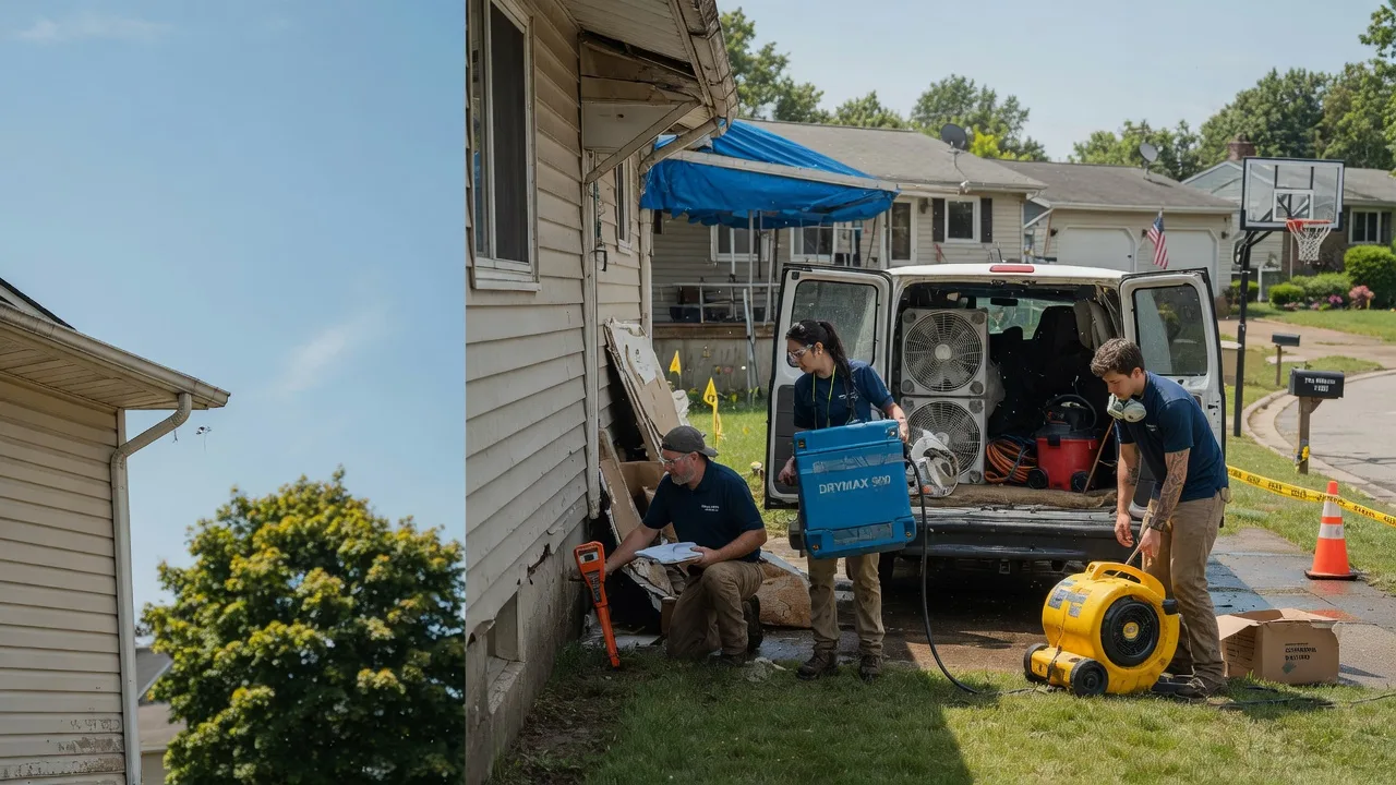 Ceiling Leak Cleanup in Aroma Park, IL near me